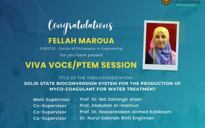 Sr. Fellah Maroua Successfully Defend her PhD.