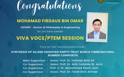 Br. Firdaus Omar Successfully Defend his PhD.