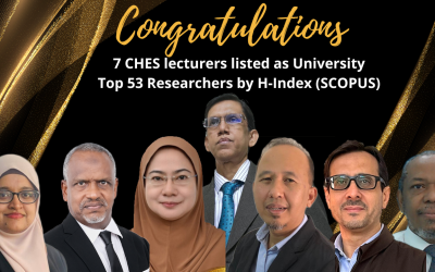 7 CHES members listed as University Top 53 researchers by H-index (SCOPUS)