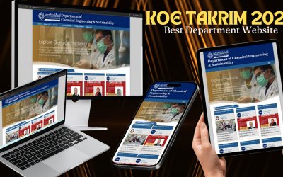 CHES Received Best Department Website Award during KOE TAKRIM 2025