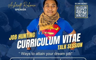 CV Writing Workshop: First Step to Success with Mr. Ashraff Rahman