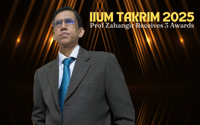 Prof Zahangir Honored with Three Awards during IIUM TAKRIM 2025