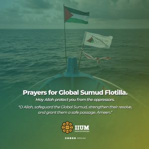 Prayers to Sumud Flotilla