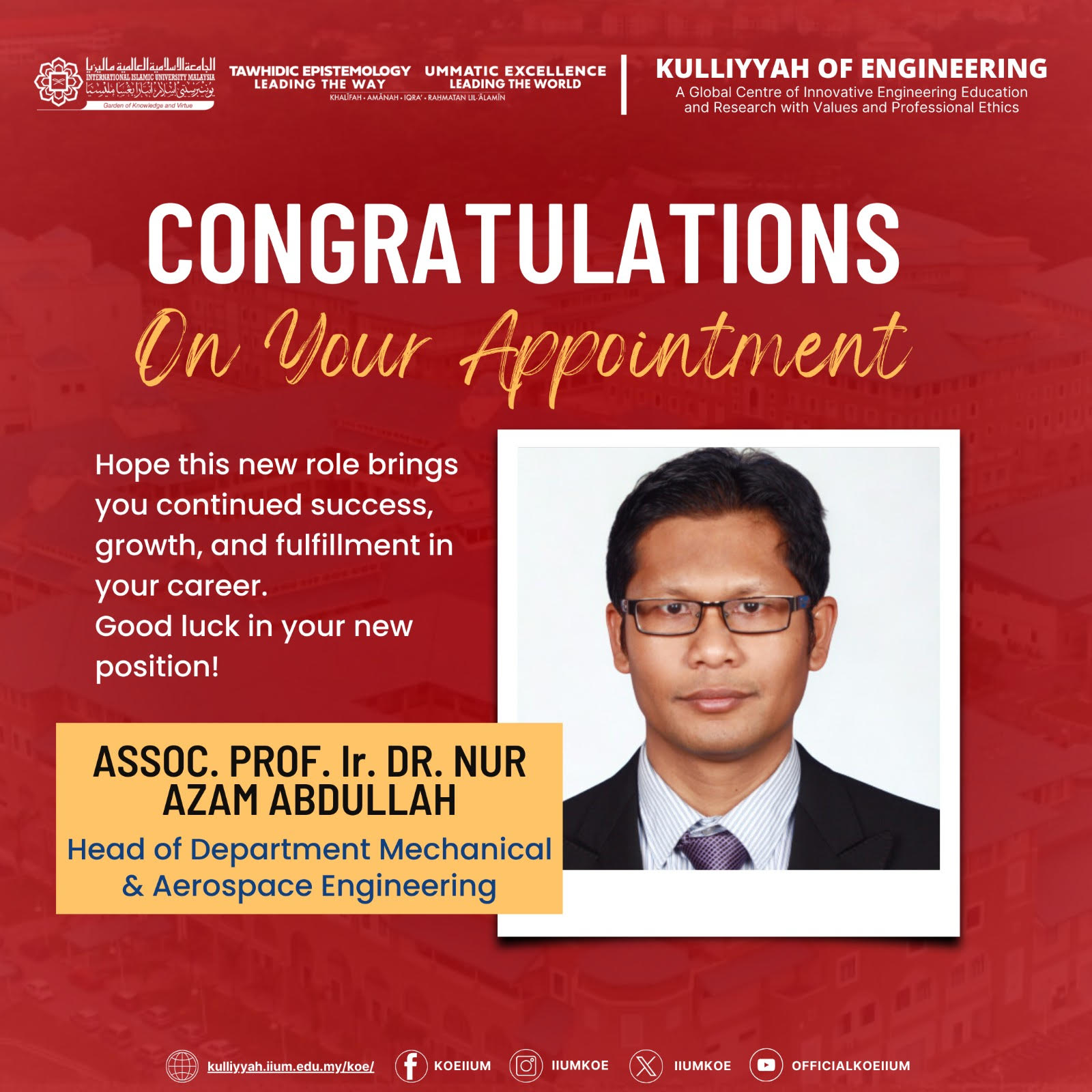Dr Nur Azam Abdullah