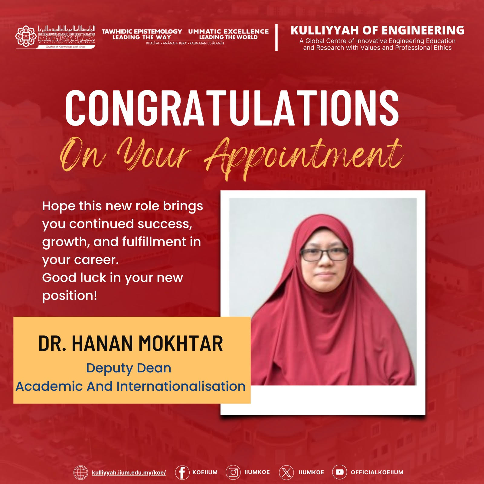 Dr Hanan Mokhtar