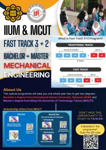 IIUM–MCUT Fast Track 3+2 brochure